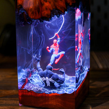 TessArt - Spiderman vs Venom Lamp