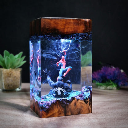TessArt - Spiderman vs Venom Lamp