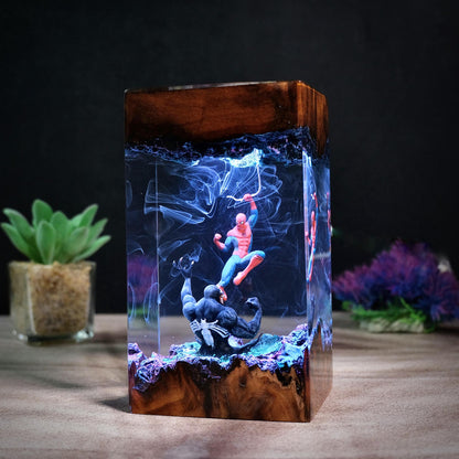 TessArt - Spiderman vs Venom Lamp