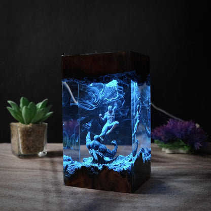 TessArt - Spiderman vs Venom Lamp