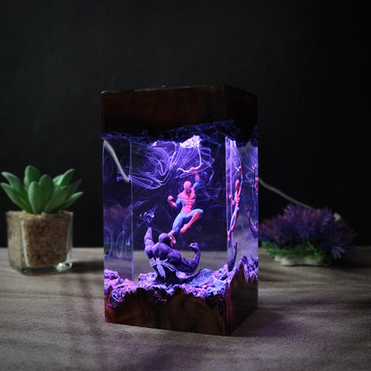 TessArt - Spiderman vs Venom Lamp
