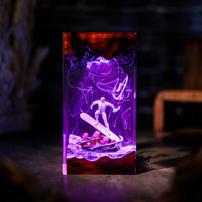TessArt - Silver Surfer Lamp